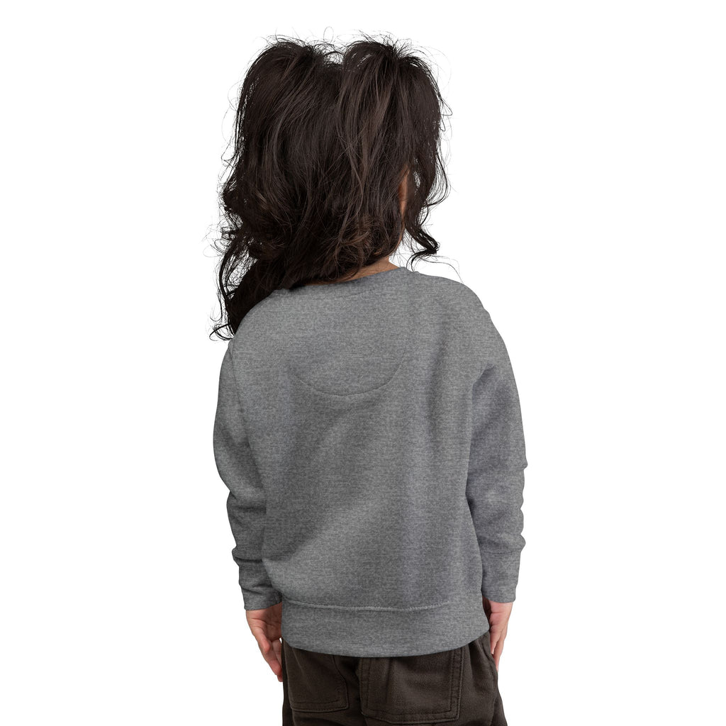 Toddler Sweatshirt Cozy and Durable 60/40 Cotton Polyester Fleece Blend