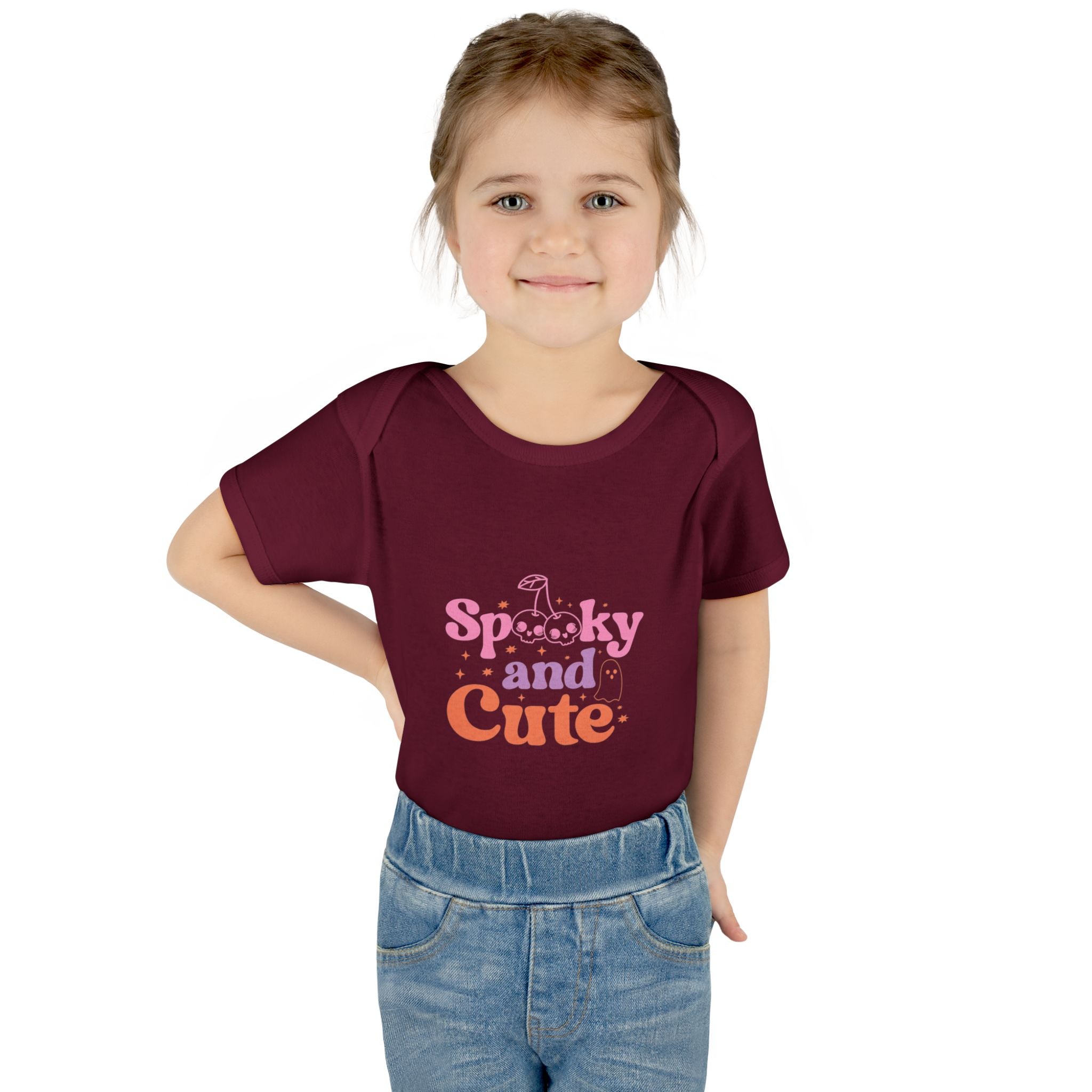 Spooky and Cute Infant Bodysuit, Baby Halloween Outfit, Cute Baby Gift, Toddler Costume, Funny Baby Apparel