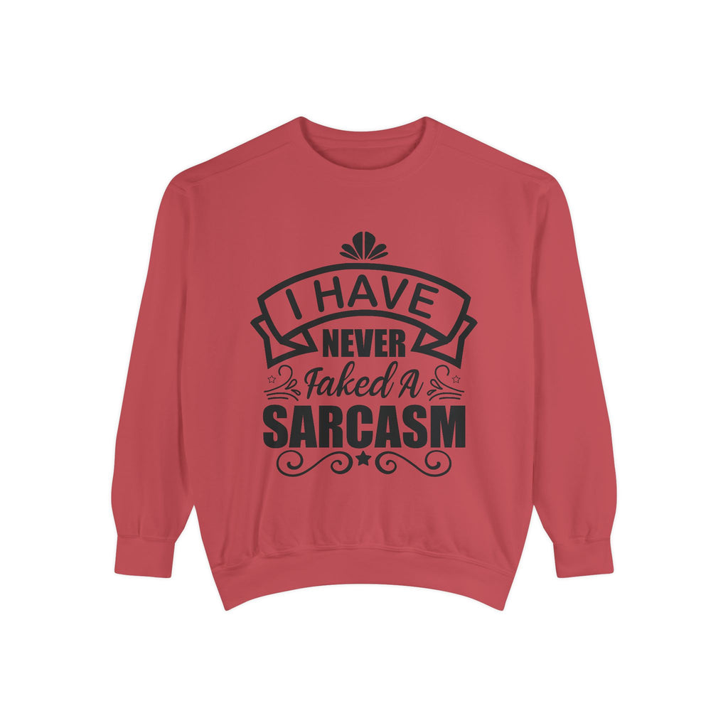 Sarcasm Sweatshirt - Funny Gift for Friends, Unisex Crewneck, Casual Wear, Cozy Style, Humor Apparel