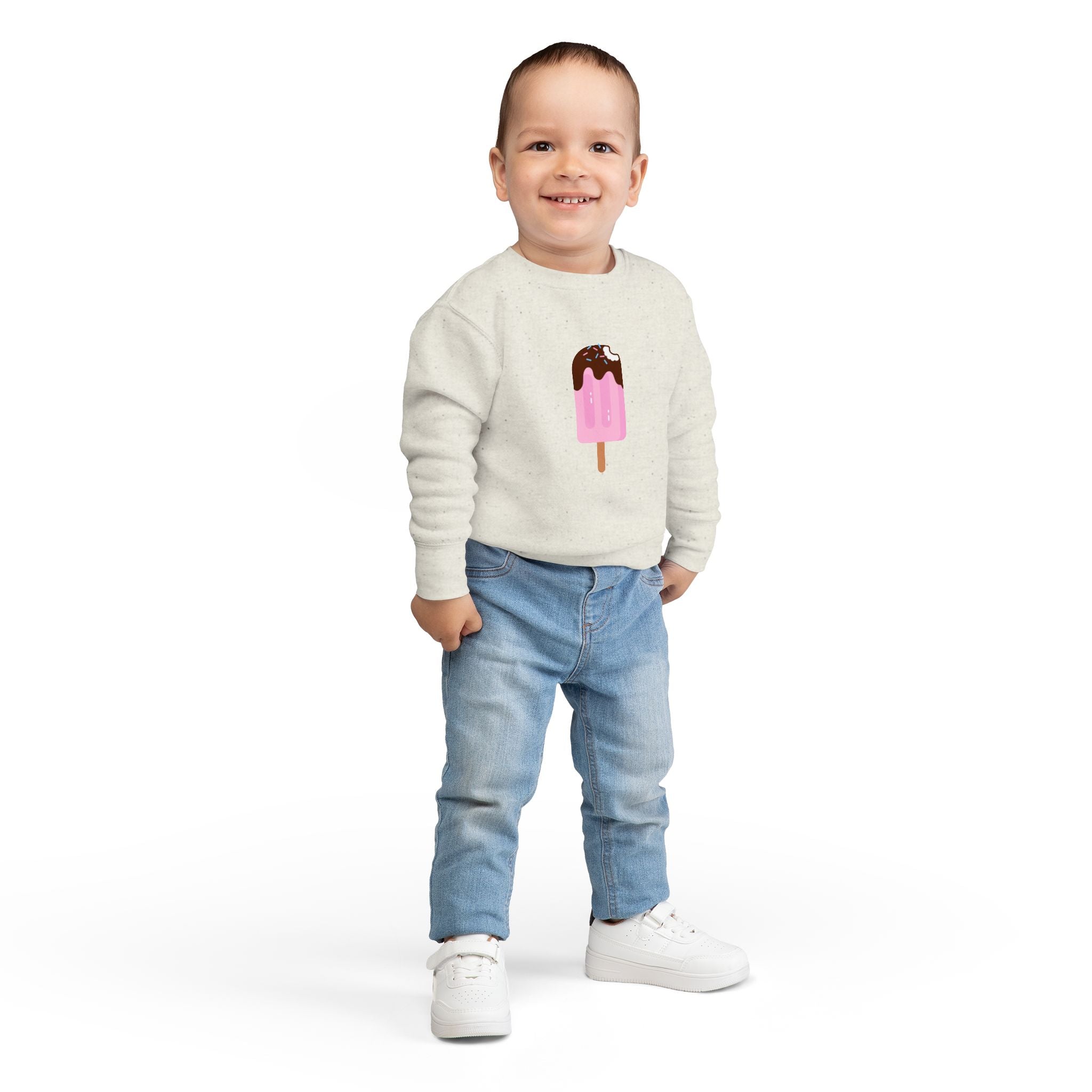 Toddler Sweatshirt Cozy and Durable 60/40 Cotton Polyester Fleece Blend